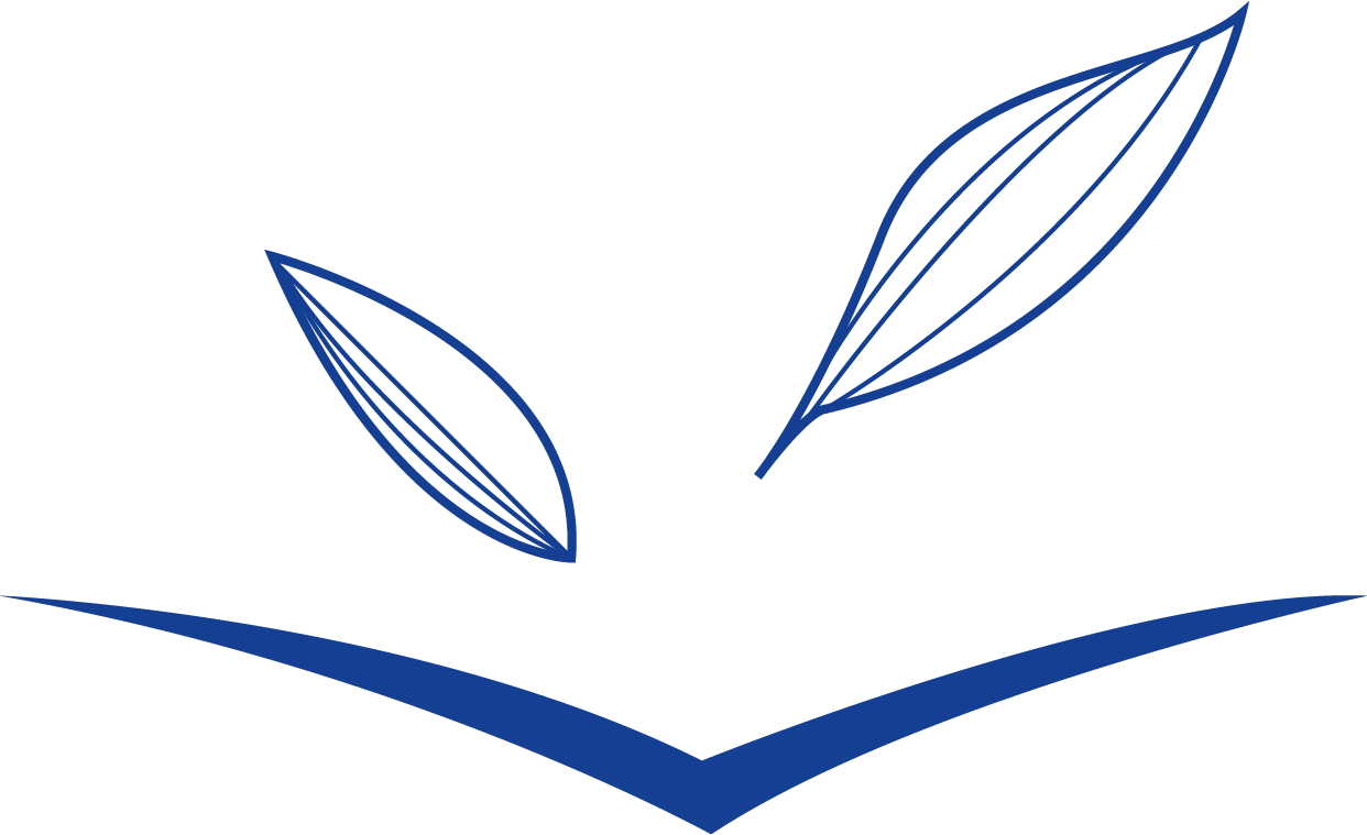 livre-oiseau-feuilles graphisme livre ouvert avec des feuilles au-dessus
